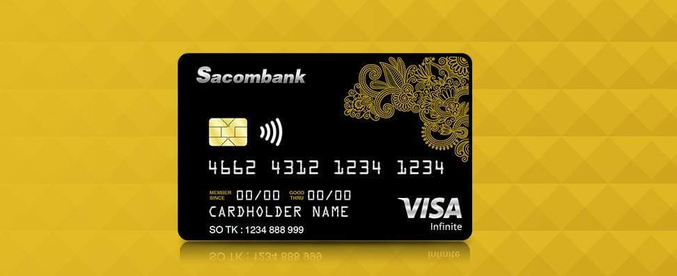 Điều kiện mở thẻ đen ngân hàng Sacombank