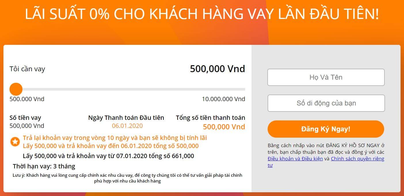 Hướng dẫn vay tiền online MoneyCat