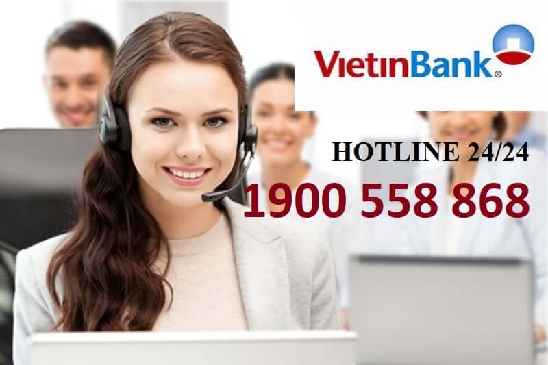 Khóa thẻ qua Số Hotline Vietinbank