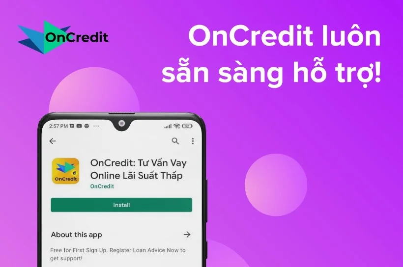 Thông tin khoản vay tại OnCredit