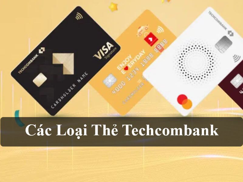Các loại Mastercard Techcombank phổ biến