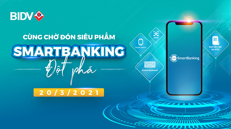 Đổi mã PIN BIDV qua BIDV Smart Banking
