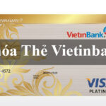 Khóa thẻ Vietinbank