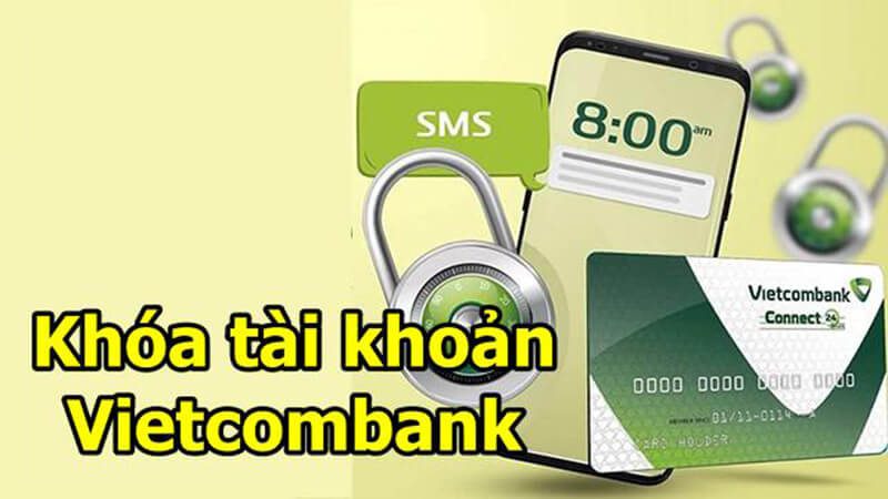 khóa tài khoản vietcombank