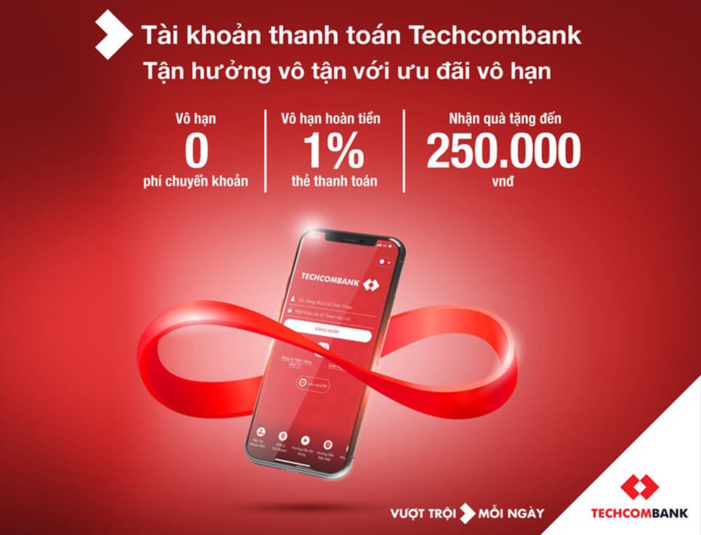 Lợi ích mở tài khoản Techcombank online