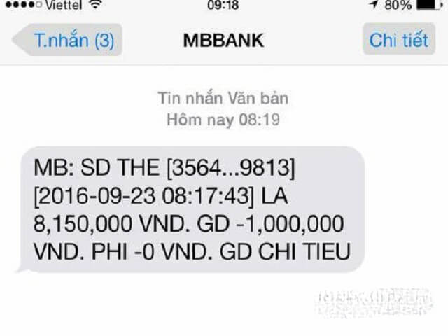 SMS Banking MB Bank là gì?