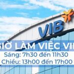 giờ làm việc ngân hàng VIB