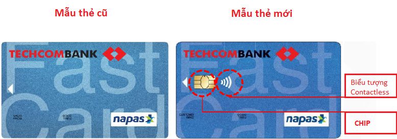 Phân biệt thẻ từ và thẻ chip Techcombank