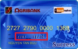 Thời hạn sử dụng thẻ ATM Agribank